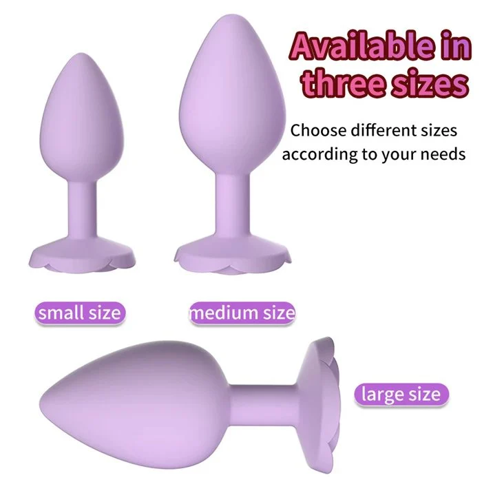 Silicone Anal Stimulator Sex Toys Anal Dilator for Men and Women's Pleasure