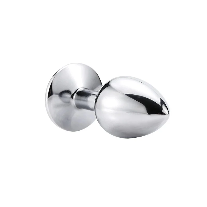 Stainless Steel Anal Plug Jewel Decorated Dilator Multiple Use Anal Sex Toys