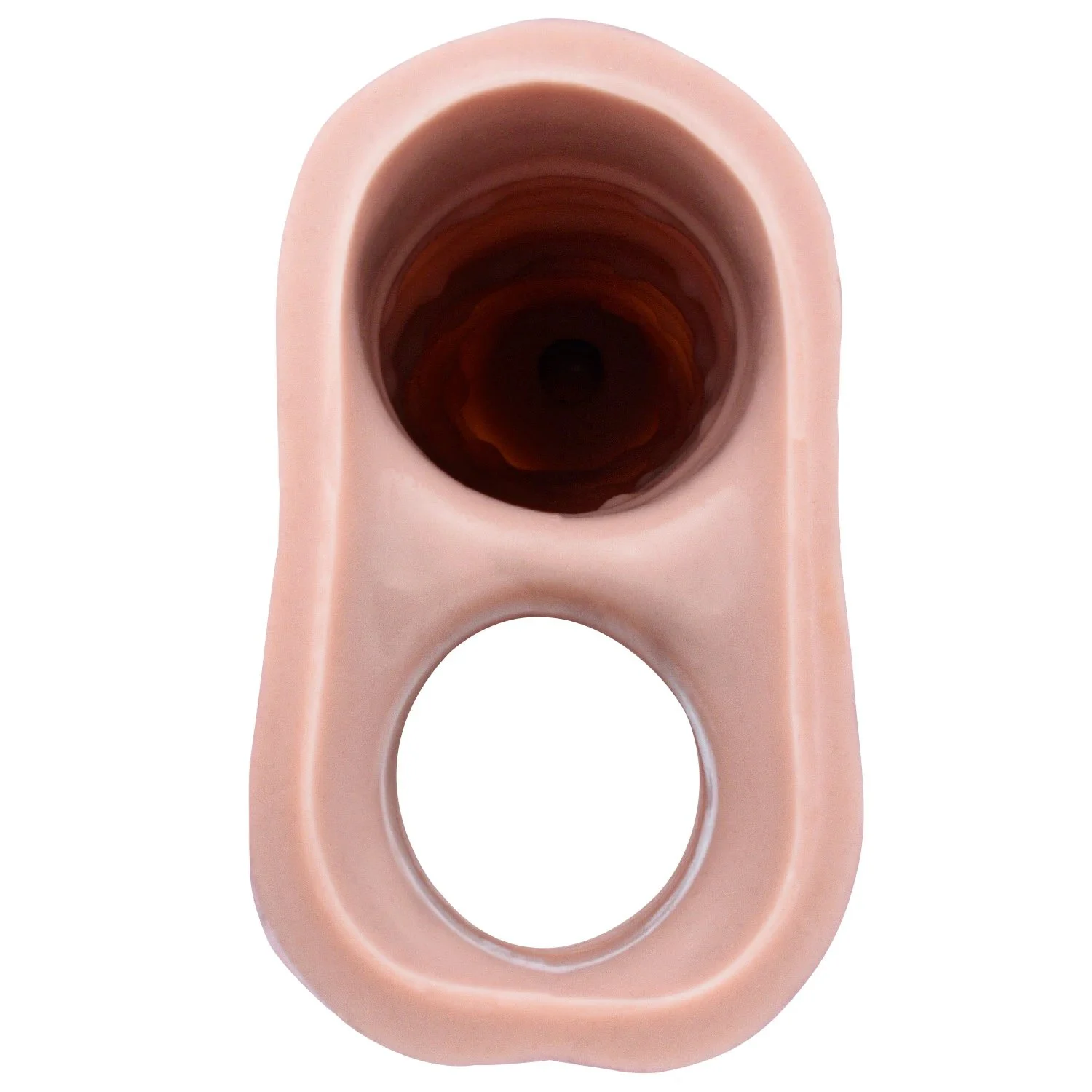 Silicone Fantasy Horse Hollow Dildo Open Head Penis Sleeve Cock Enlargement & Extender Sex Toys for Men Male Masturbate