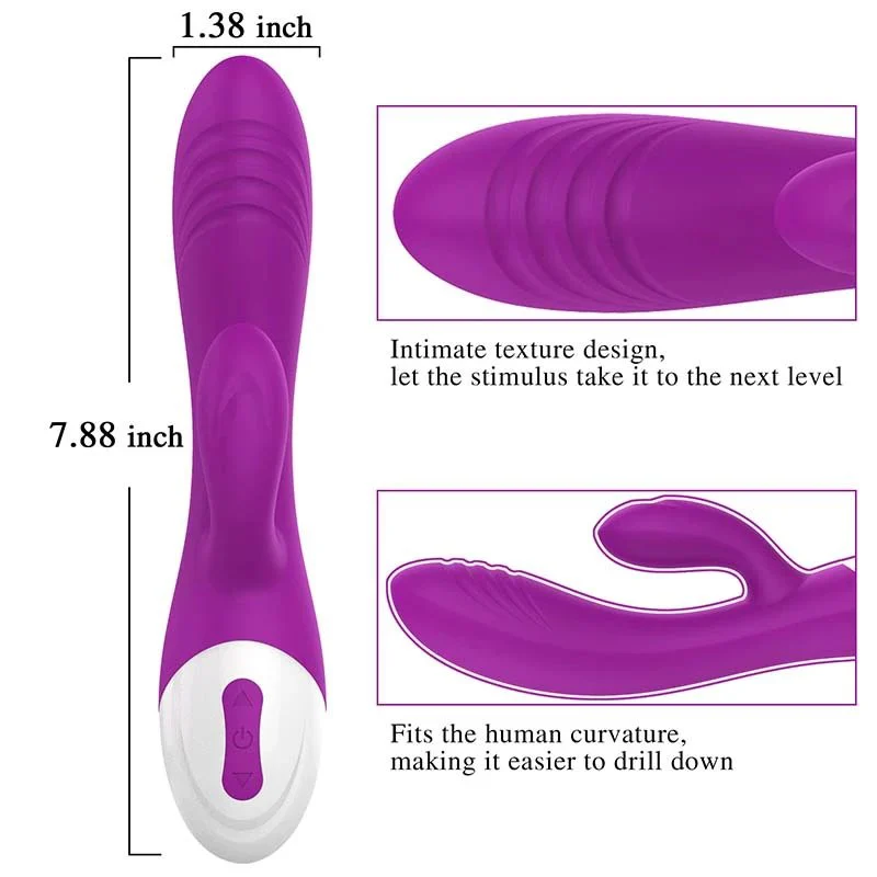 Silicone Rabbit Vibrator Usb Recharge Rabbit Vibrator