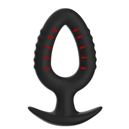 Men's Anal Expander Sex Toys Silicone Stainless Steel Butt Plug and Anal Beads for Men and Women