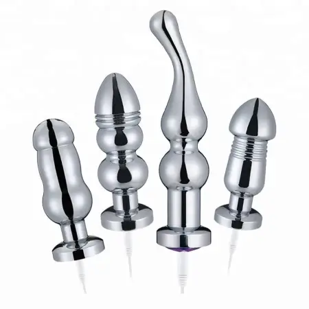Metal Unisex 7 Frequency Anal Sex Remote Control Butt Plug Vibrator