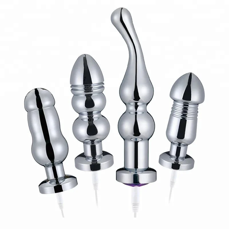 Metal Unisex 7 Frequency Anal Sex Remote Control Butt Plug Vibrator