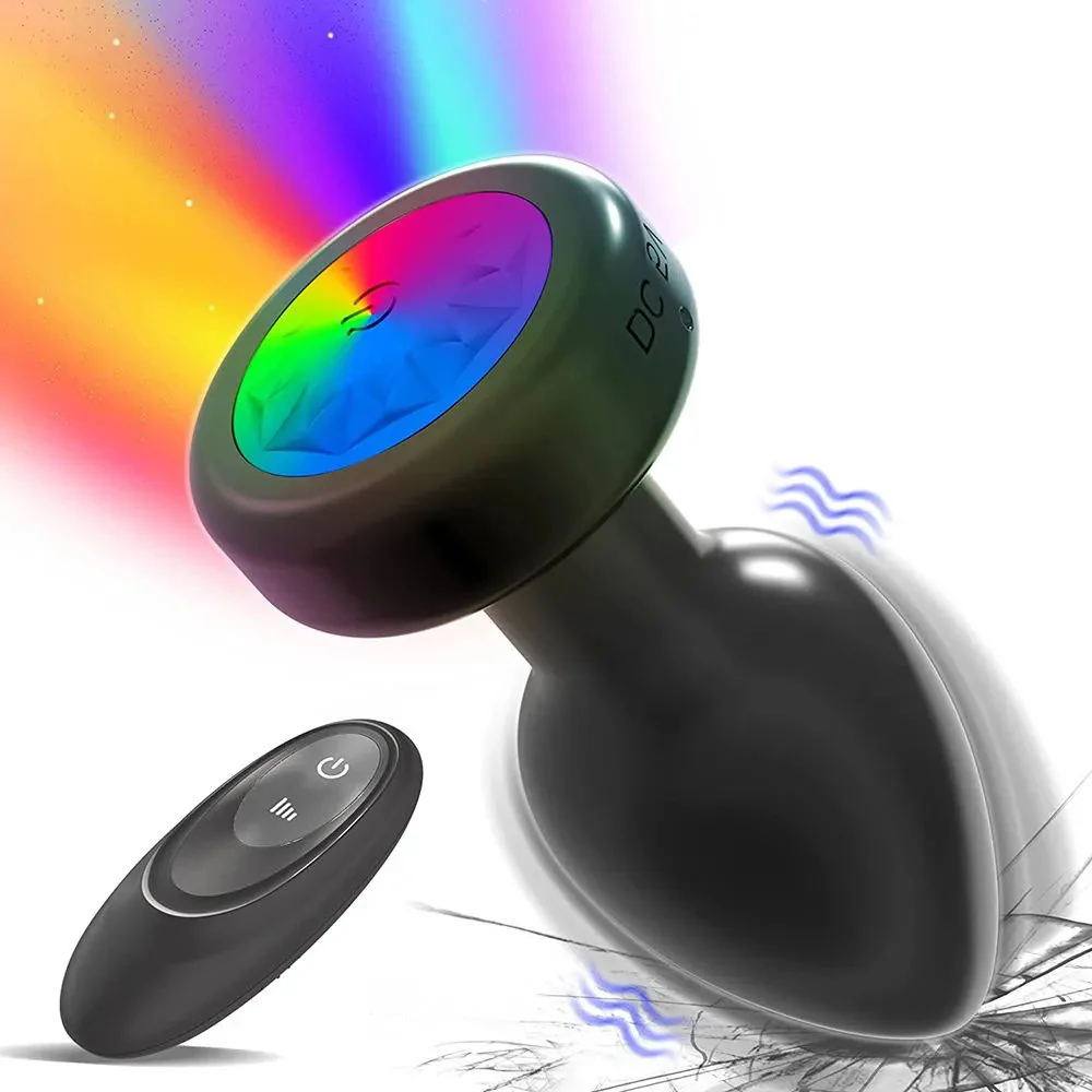 Oval Metal Posterior Chamber Adult Sex Toy Anal Plug for Sexual Pleasure