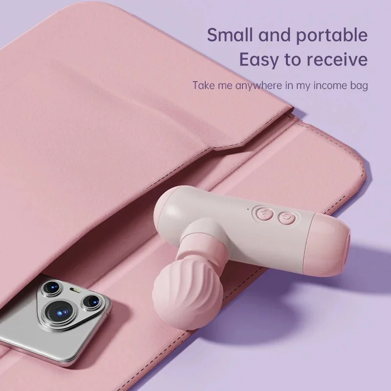 12 Frequency Vibration Suction Massage Gun & Vibrator USB Rechargeable 100% Waterproof Latex Material