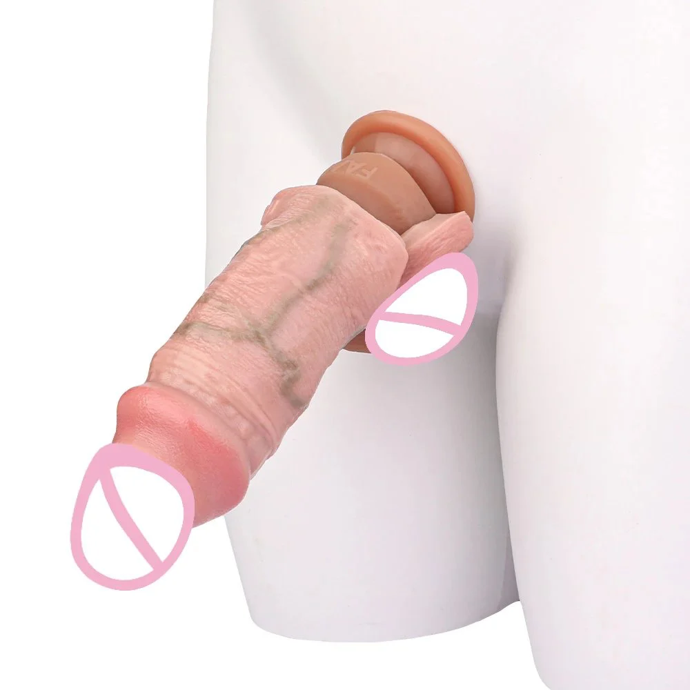 Silicone Realistic Penis Sleeve Soft and Comfortable Penis Sheath Sex Toy Extension Enlarger Male Dildo Sleeve Cock Sleeve