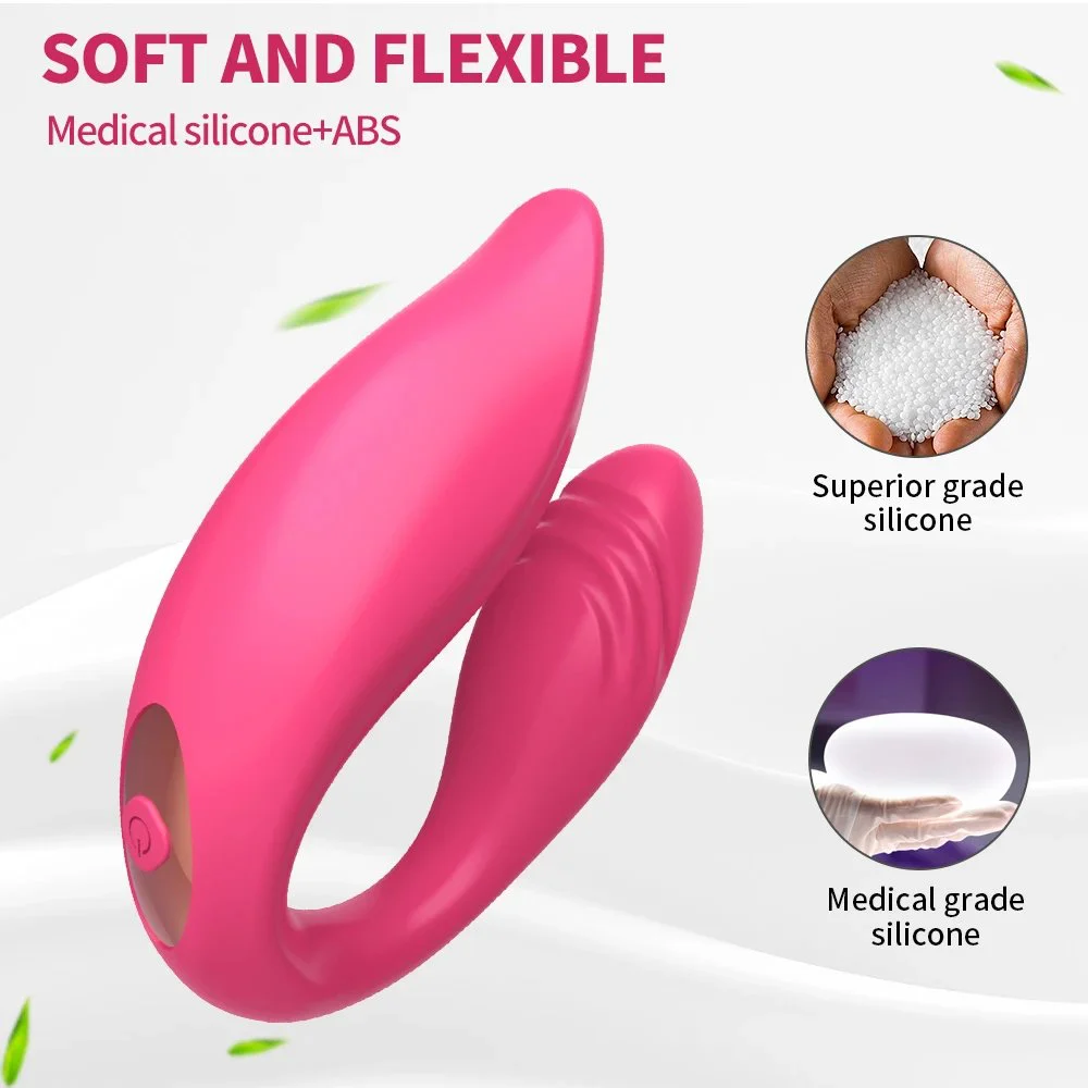 Gelance U Shape Wireless Remote Control Couples Anal Plug Vagina Panty Wearable Vibrating g Spot Vibrator Sex Toy for Woman