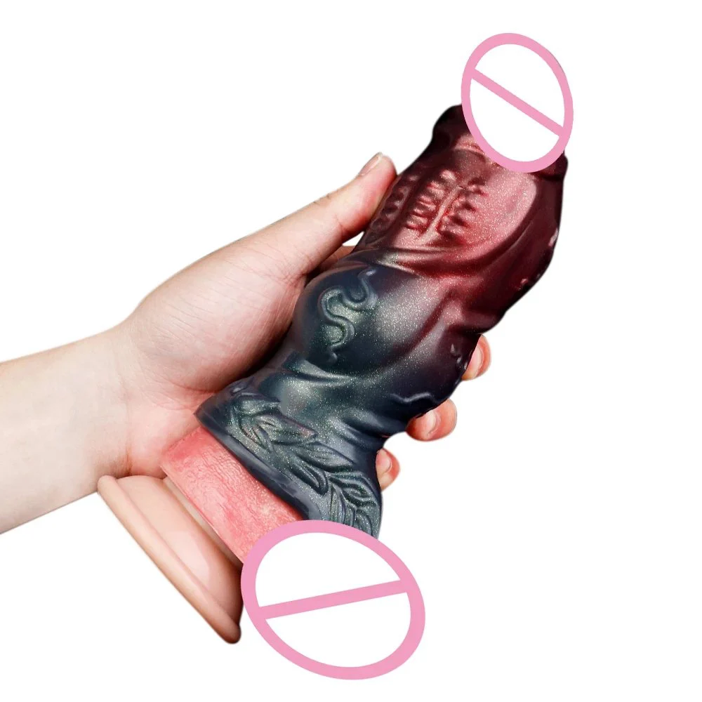 Size up Male Penis Condom, Not Easy to slip off No Trace to Wear the Soft Male Toys Fantasy Dildo Cover for Men