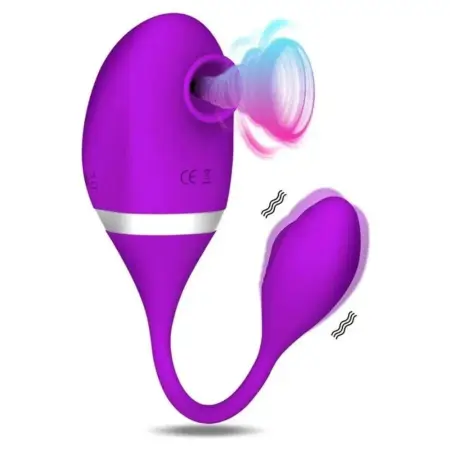 Powerful Clit Sucker Clitoris Stimulator Vibrating Love Egg Intimate Women Sex Toys Vibrator