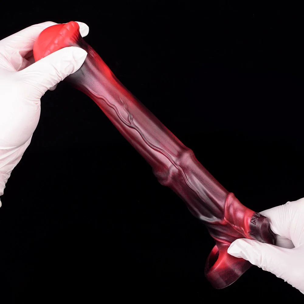 Sex Toys Vibrator Horse Penis Sleeve Male Sex Toys for Men Penis Extender Vibrating Cock Ring Sleeve 10 Mode Remote Control