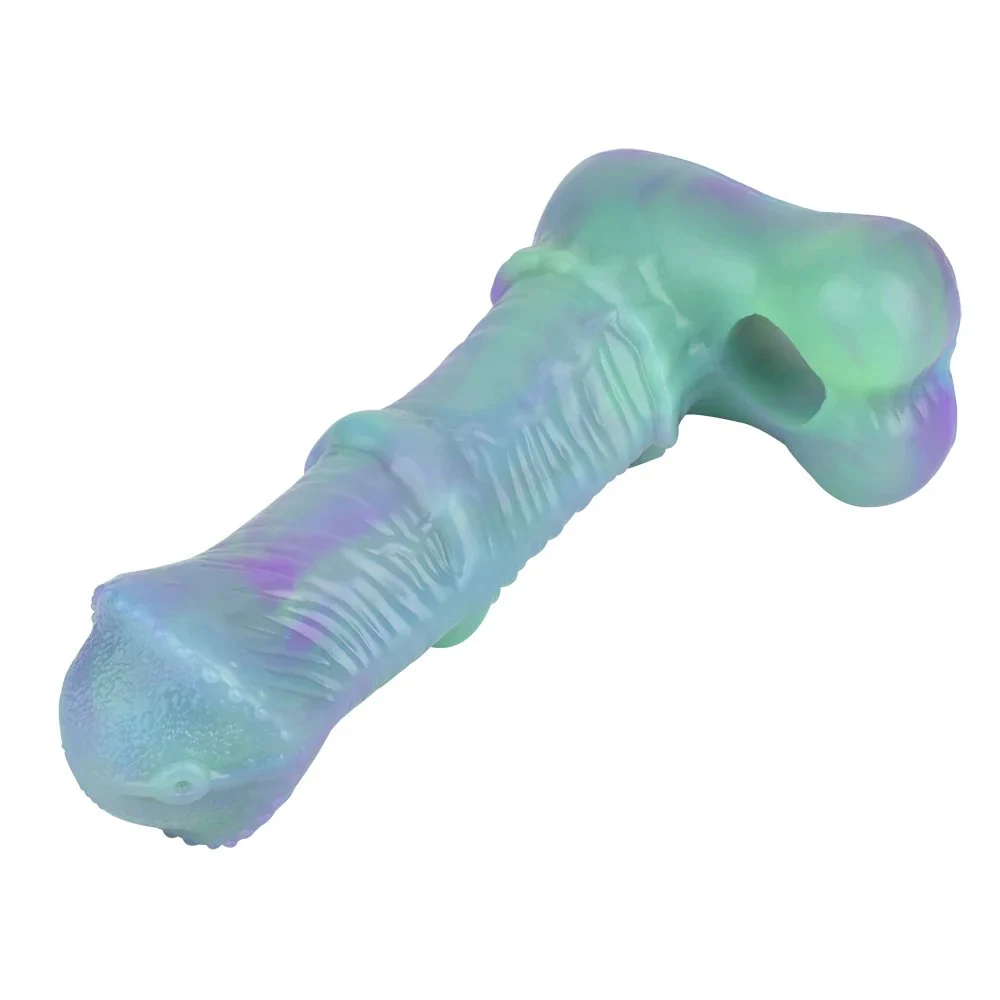 Soft Cock Sleeve Masturbator Sex Toy Penish Silicone Extender Condom for Man