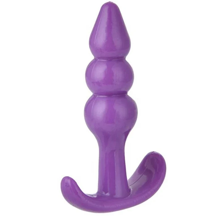 Pack of 4 Soft Silicone Butt Anal Plug Sex Toys for Adult Men and Women's Anal Masturbation Enjoy