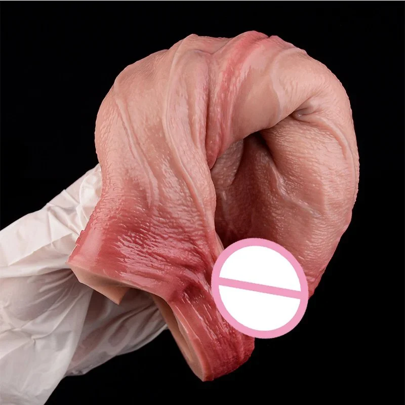 Penis Sleeve Silicone Dildo Enlarger Sex Toys for Men Adult Soft Realistic Cover Accessories for Penis Male Sex