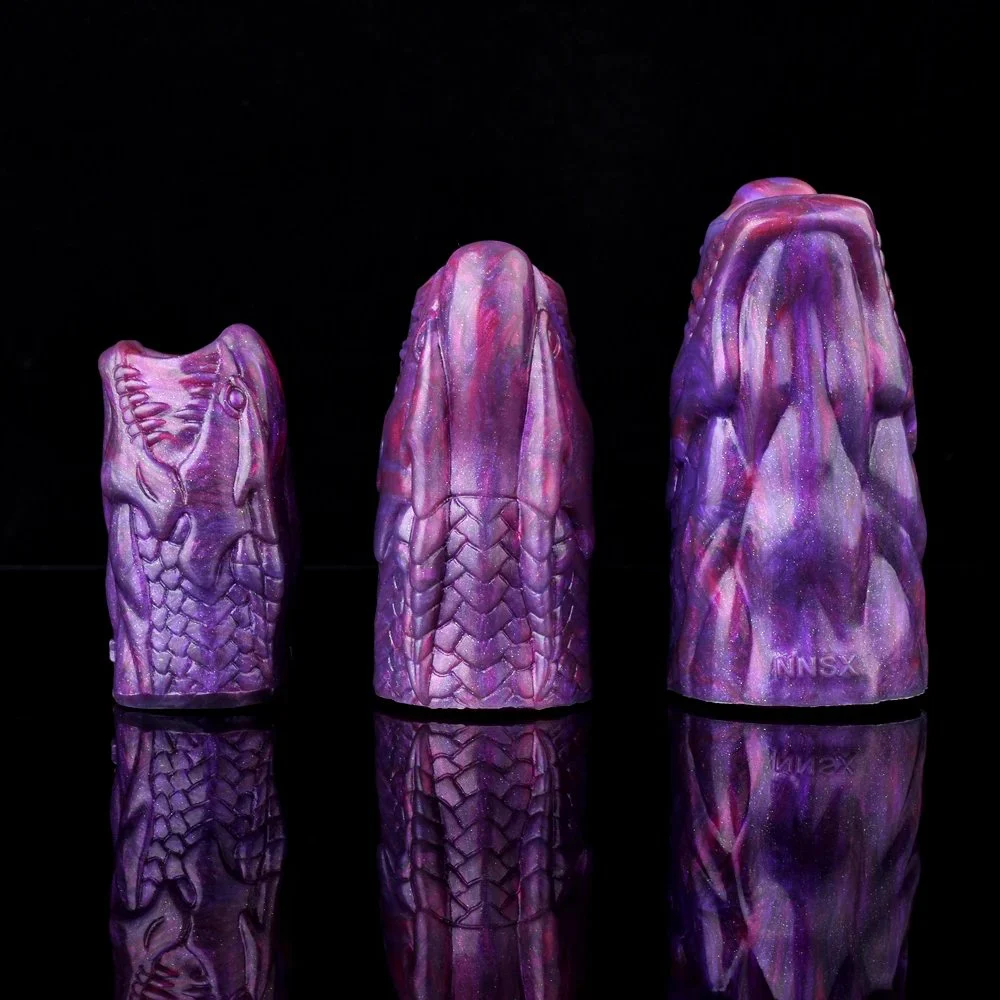 Phantom Sleeve Couple Sex Reusable Penis Extender Penis Sleeve Anal Plug for Men Women