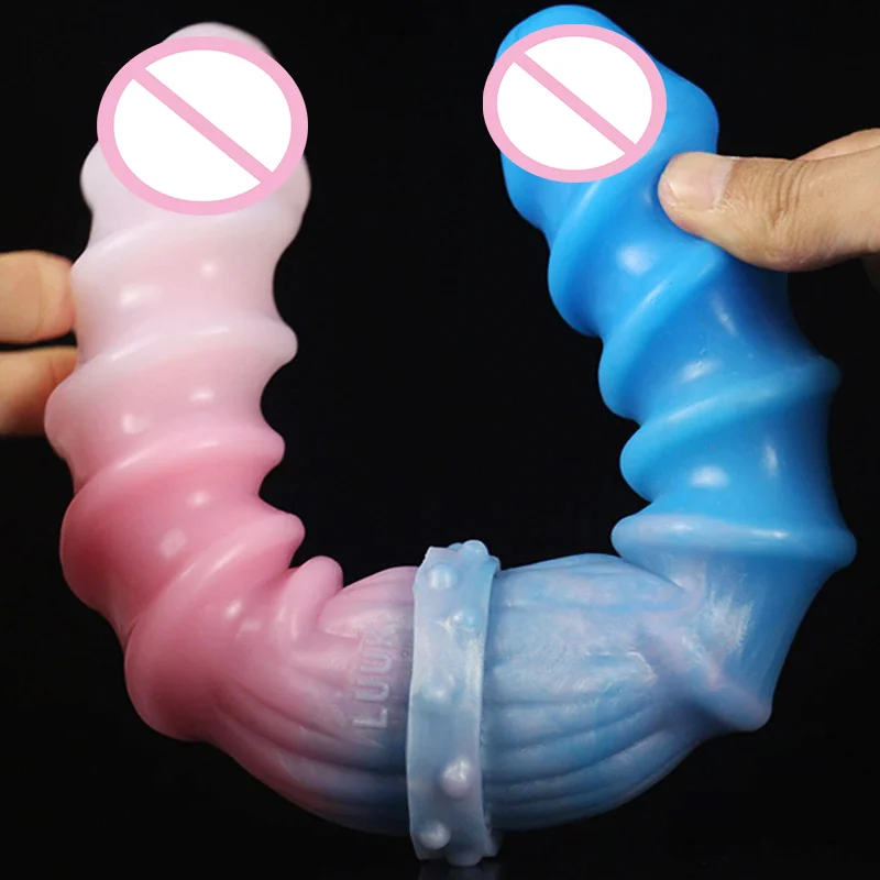 12.9 Inch Double Side Dildo Flexible Double Side Long Dildo for Lesbian Gay Lgbt Sex Toy