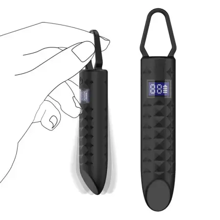 LED Display Lipstick Mini Bullets Vibrator Sex Toy for Women Small AV Wand Female Masturbation