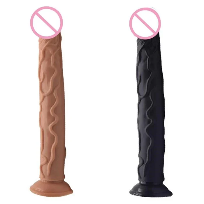 34cm Huge Anal PVC Realistic Big Dildo with Suction Cup for Women Masturbation