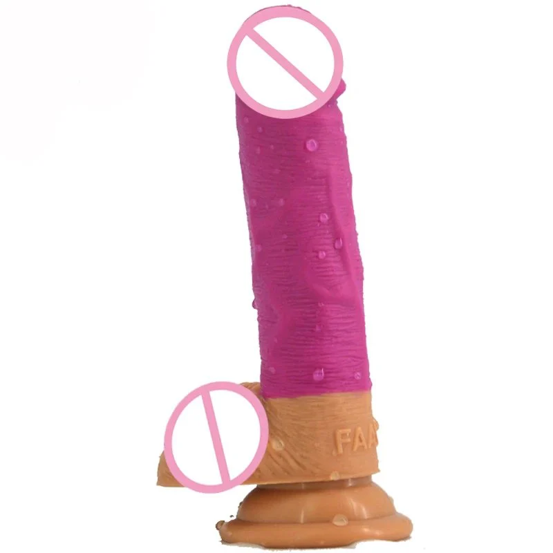 6.89 Inches Women Adult Sex Toys pink Realistic Double Layer Hardness Dildos Silicone Dildos with Strap on Belt
