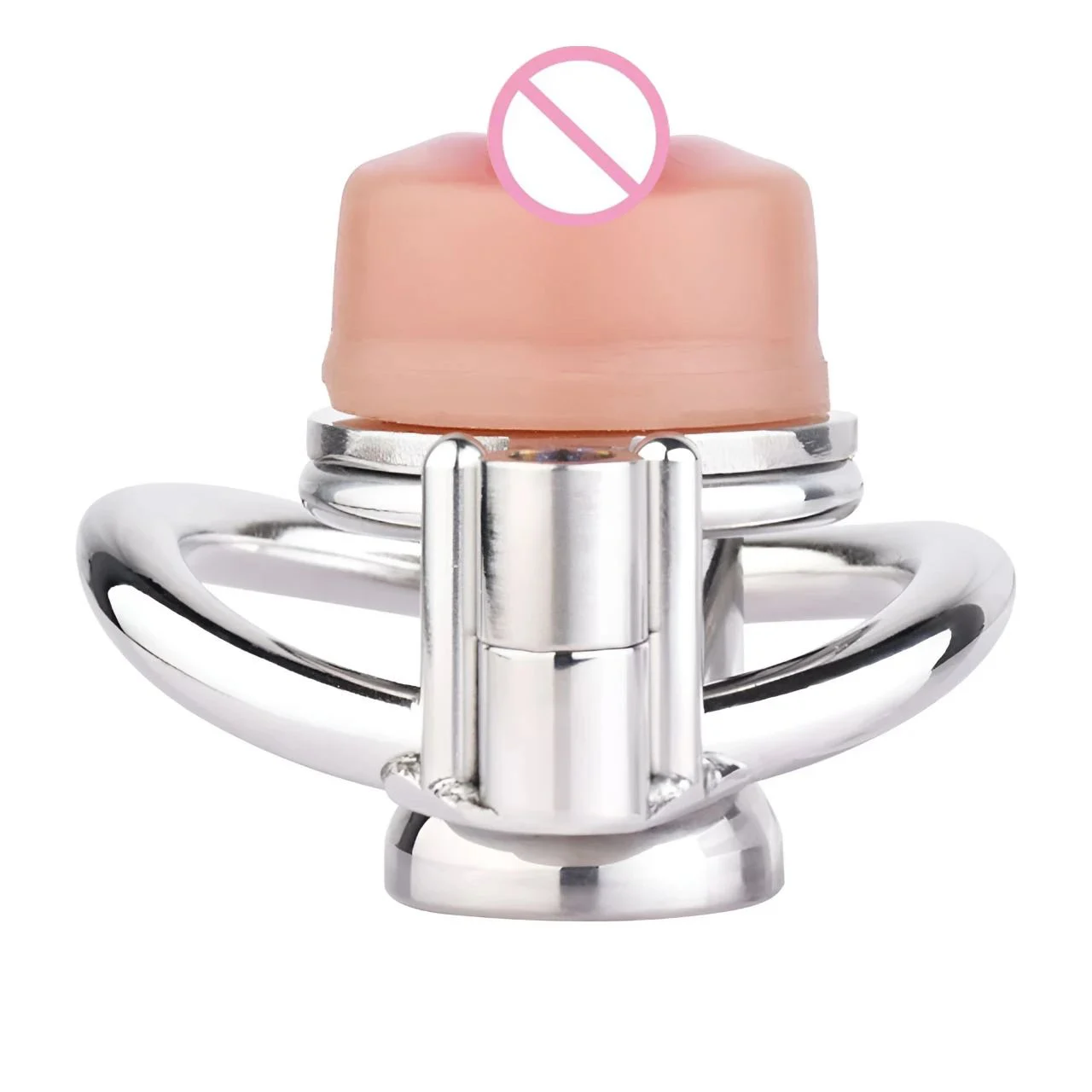 4 Active Size Rings Stainless Steel Sissy DIY Flat Pancake Chastity Cage Urethra Chastity Metal Ring