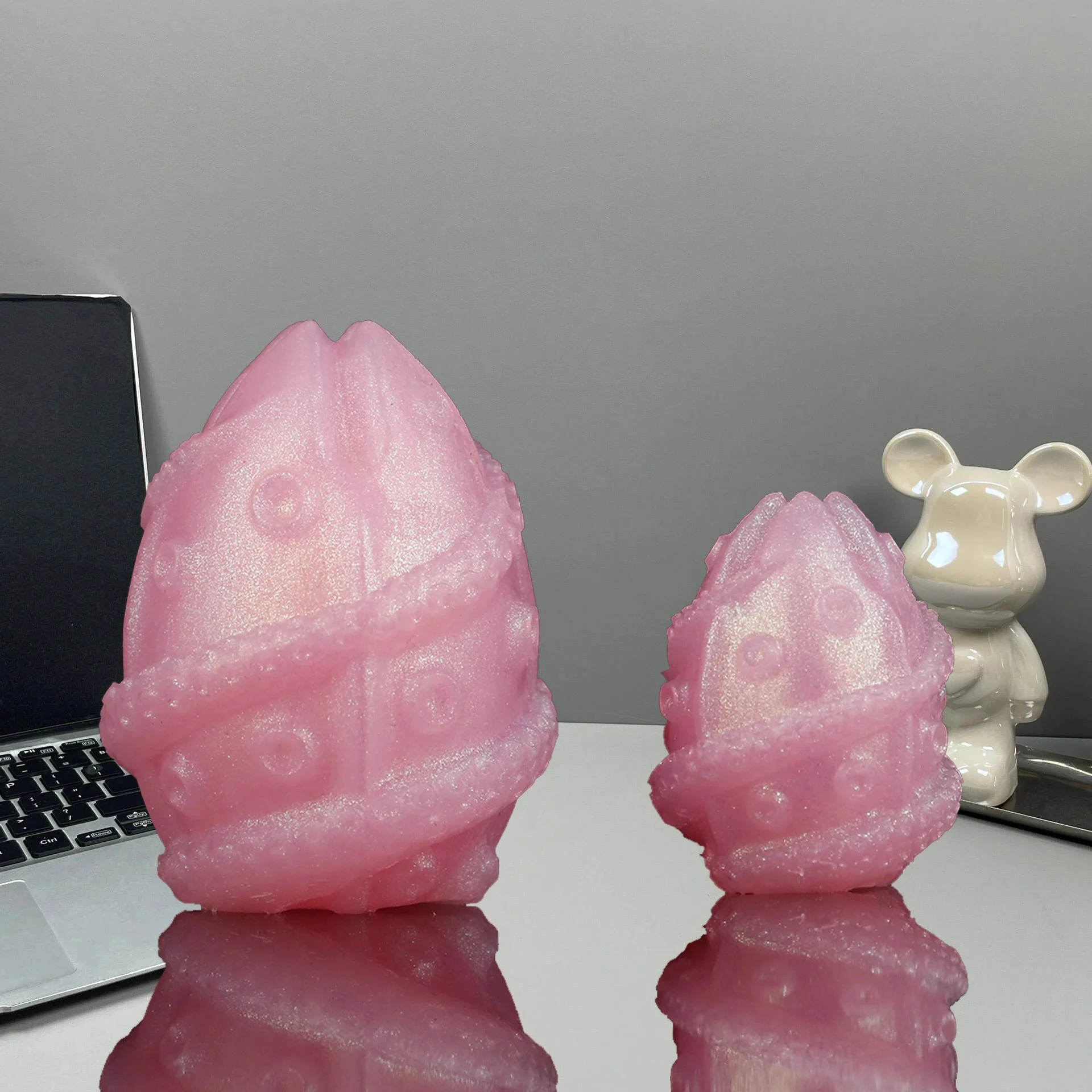 Fantasy Egg Toys Ovipositor Lay Egg Anal Sex Toy for Women Men Liquid Silicone S M Size Anal Vaginal Stimulator Adult Sexy
