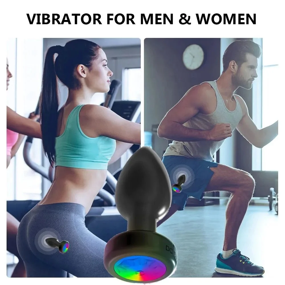 Oval Metal Posterior Chamber Adult Sex Toy Anal Plug for Sexual Pleasure