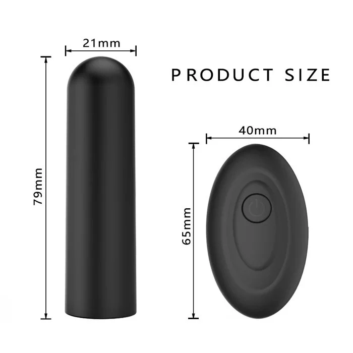 Powerful 10-Frequency Silicone Mini Vibrating Bullet G-Spot Clitoral Nipple Massager for Women Sex Toys