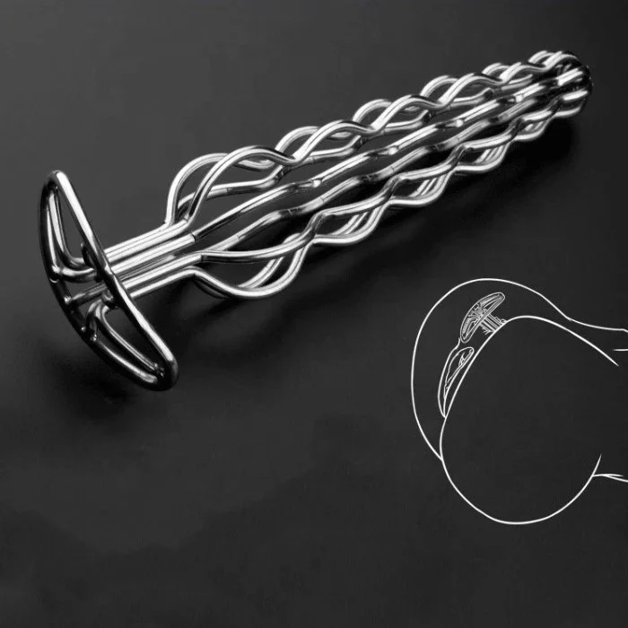 Metal Hollow Anal Expander Sex Toys for Couples Seeking Anal Enjoyment