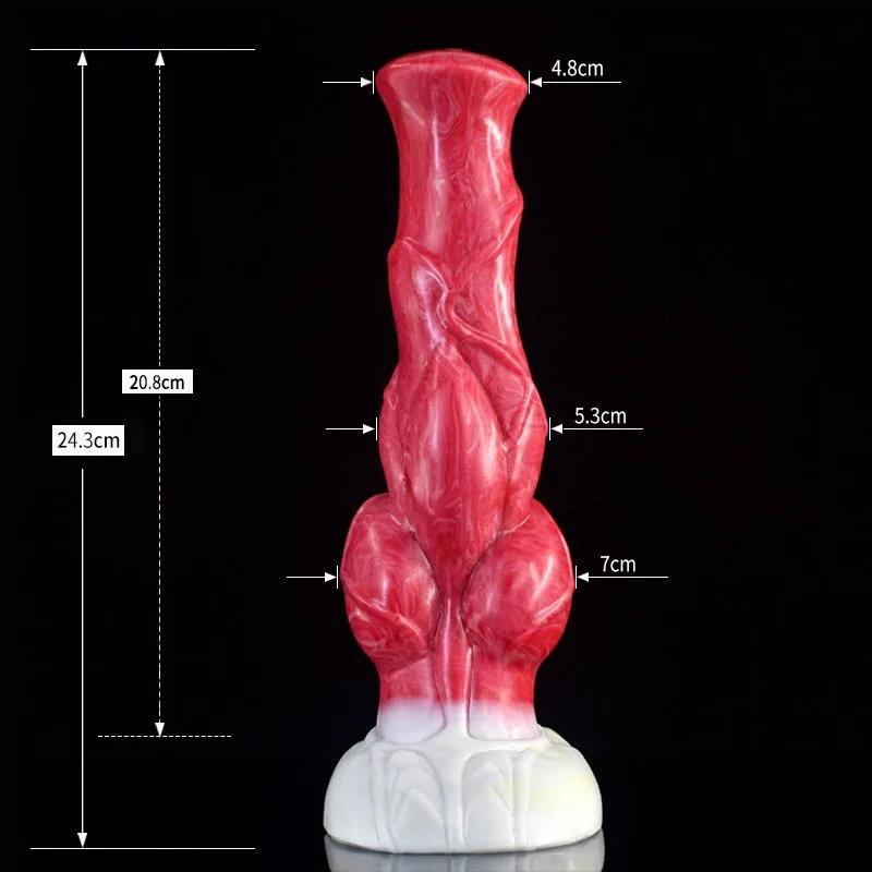 Animal Cock Dog Knot Dildo Strong Muscle Huge Vagina Anal Plug Sexual Fantasy Sex Toy for Women