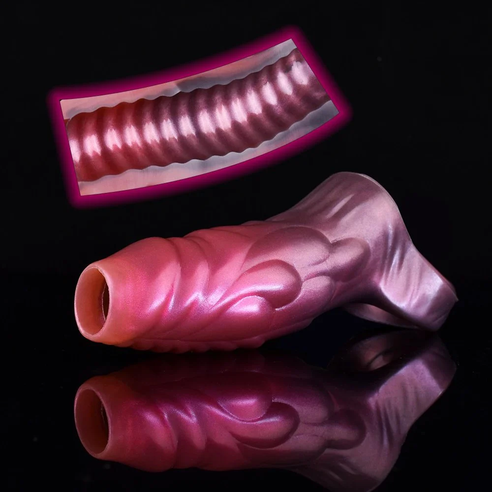Silicone Cock Men Penis Sleeve Enlargement Extender Condoms Sex Toy for Men