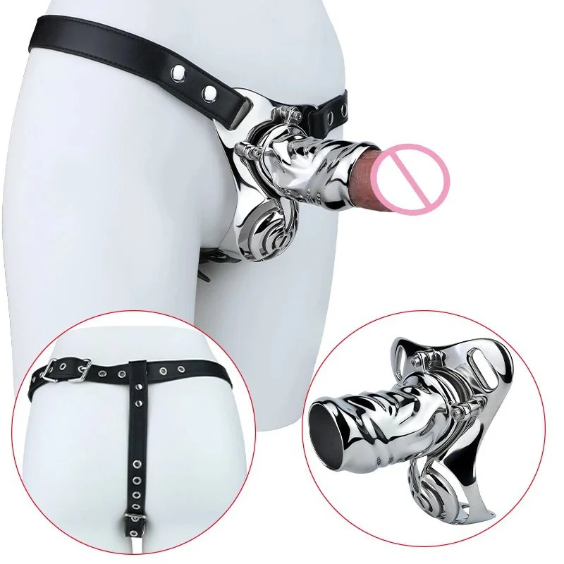 Stainless Steel Penis Sleeve Support Enhances Male Sexual Toys by Providing Stable Lifting and Pre-insertion Assistance