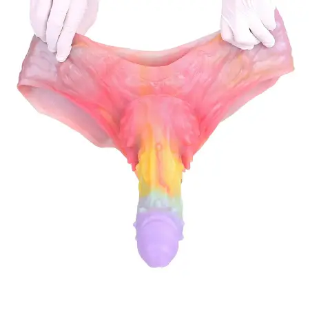 Silicone Hollow Strapon Penis Pants Dildo for Man Realistic Cock Sleeves Masturbators Penis Sex Toys for Man Woman Adult Cosplay