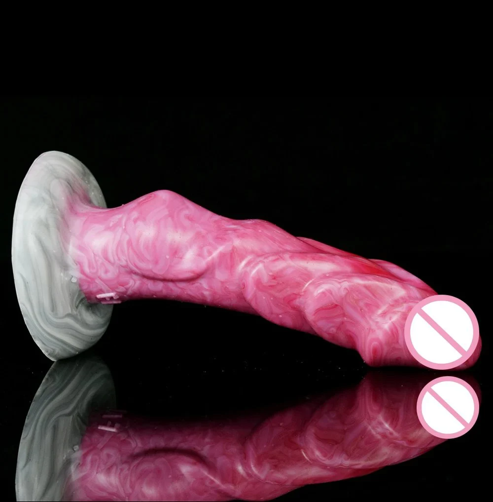 20cm Silicone Animal Dildo Sex Toys Strap on Dildos Realistic Penis Cock with Suction Cup Women Sex Toys