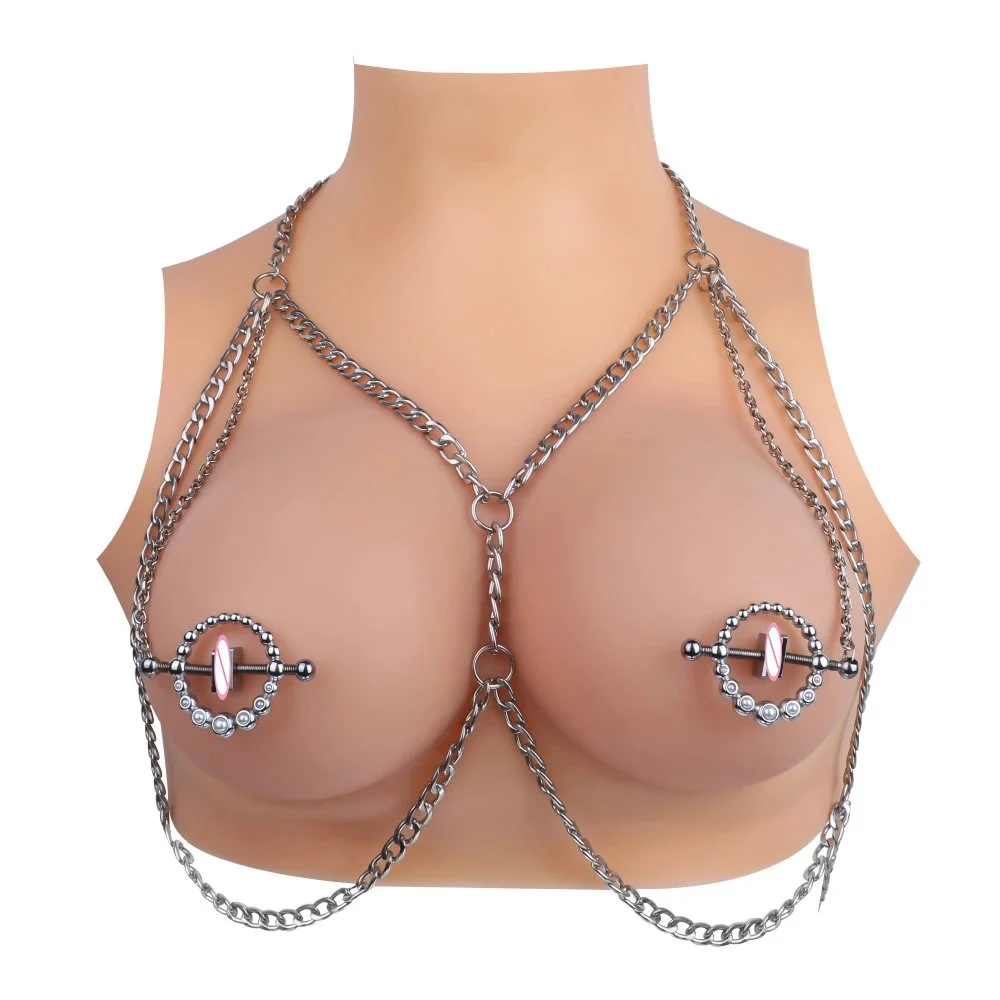Nipple Clips Female Breast Fun Fetish Role Playing Game Metal Stainless Steel Couple Flirting Products Sex Toys1