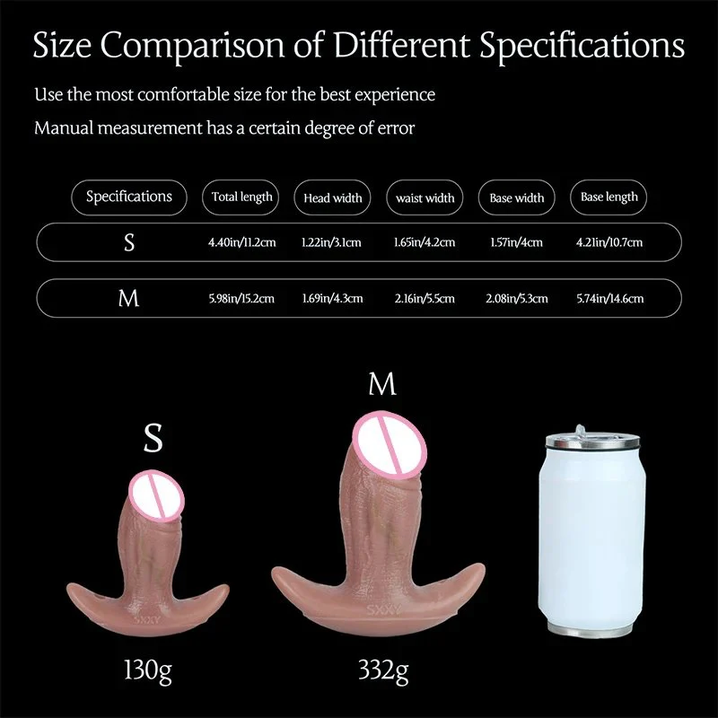 Full Set Butt Plug Kit with Two Size Options, Realistic Anal Plug Design, Lifelike Experience Adult Pleasure Toy