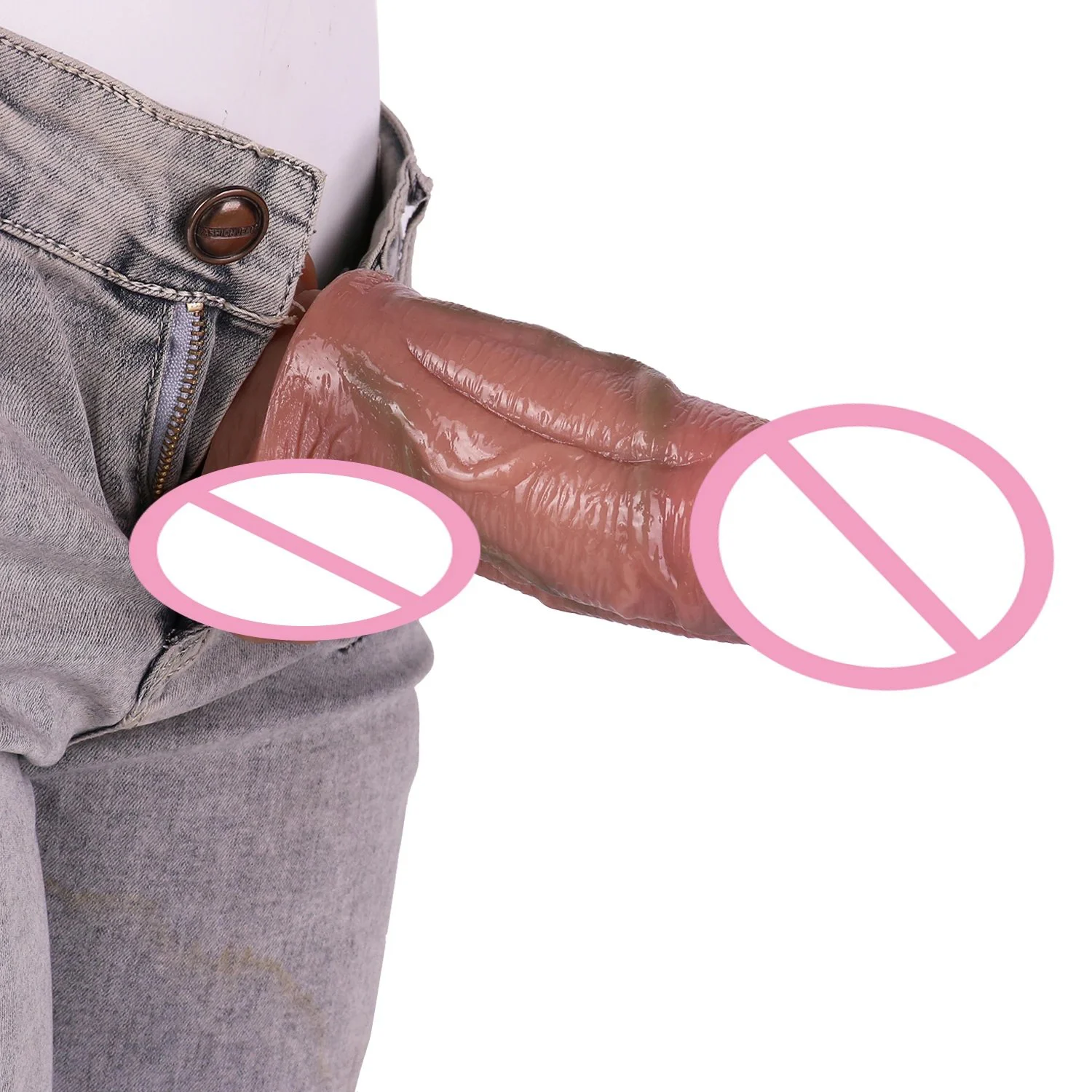 Realistic Men Penis Sleeve for 18+ Adult Anti-off Design Male Glory Gift