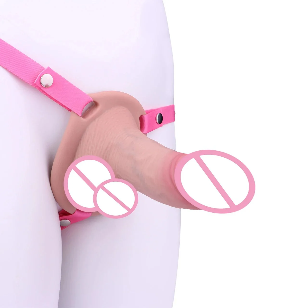 Strapon Dildo Realistic Hollow Penis Sleeve Sex Toy for Men Cock Enlargement Extender Dildo Sheath for Men Gay Sexy Adult Toys