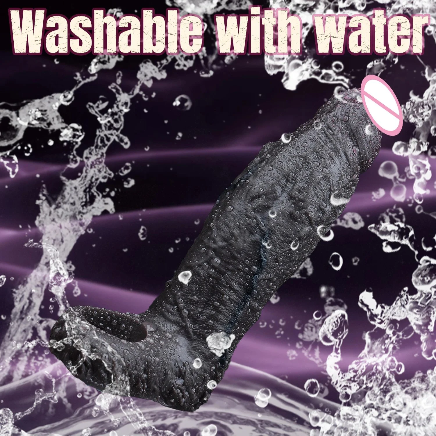 Silicone Penis Extender Effectively Enhances the Experience Strongly Stimulating Male Penis Sleeve Xl Size Suitable for Adults