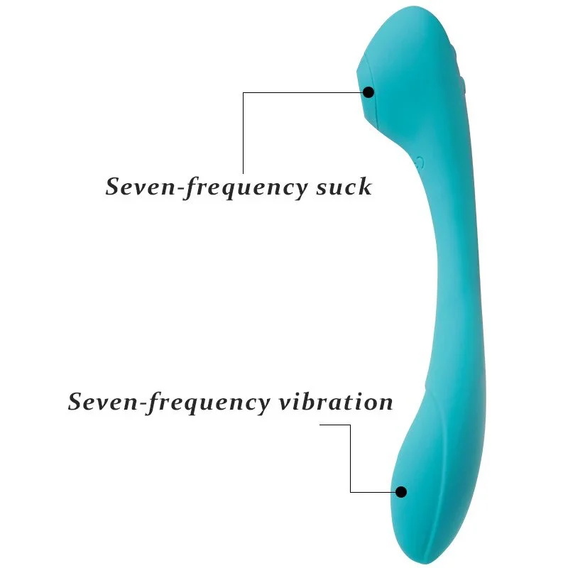 G Spot Sucker Vibrators Waterproof Clitoris Stimulator With 10 Vibration + 10 Sucking