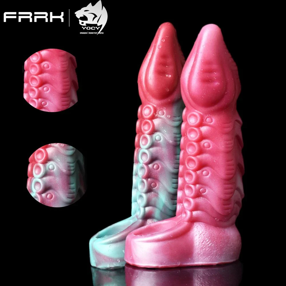 Silicone Penis Sleeve Artificial Octopus Sheath Penis Extender & Enlargement Delay Ejaculation Sex Toys for Men