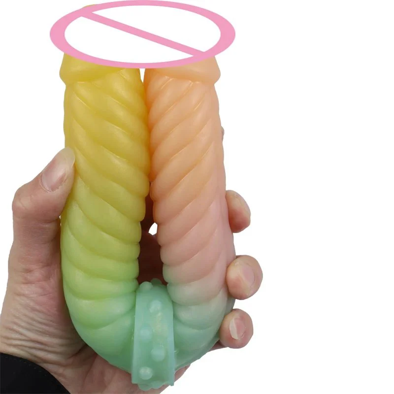 30cm Female Masturbation Real Penis Double Headed Long Sex Toys Silicone Dildo for Women