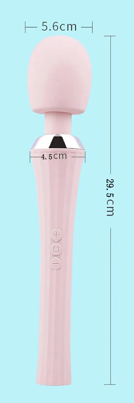 High-Power Adult Sex Toys for Women & Couples Quiet & Waterproof Clitoral Stimulation Wand Massager G-Spot Vibrator