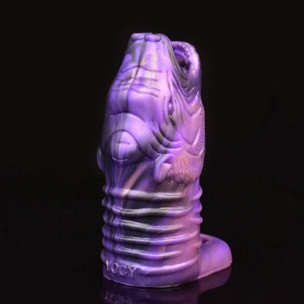 Tiger Men Penis Girth Sleeves Enlargement Sleeve Customised Made with High Quality Silicone Material for Adults