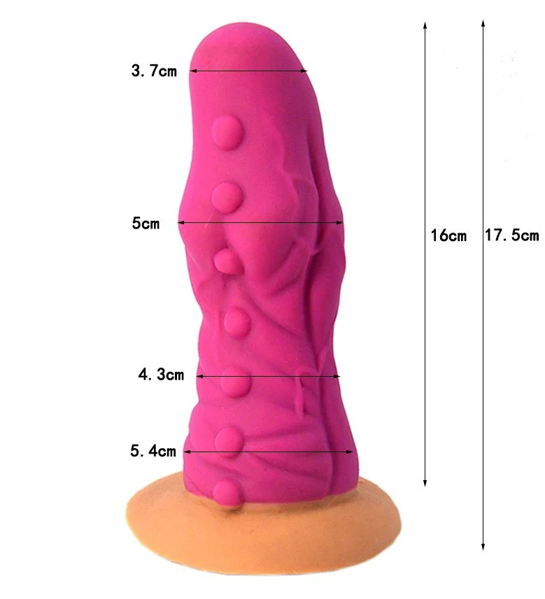 6.9 Inch Double Layered Artificial Vagina Sex Toys Dick Silicone Rubber Thick Giant Thrusting Dildo for Women Masturbating