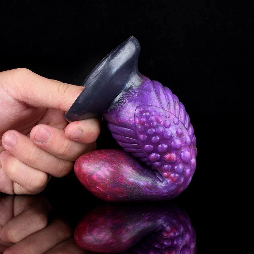 Realistic Animal Sex Toys Raised Dot Anal Stimulation Butt Plug Dildo for Women Masturbating