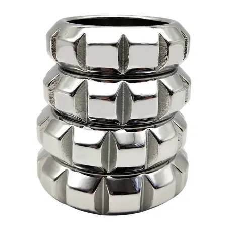 304 Stainless Steel Penis Ring Cock Cages Sex Toy for Big Cock Man Metal Lock Penis Cock Cages for Male