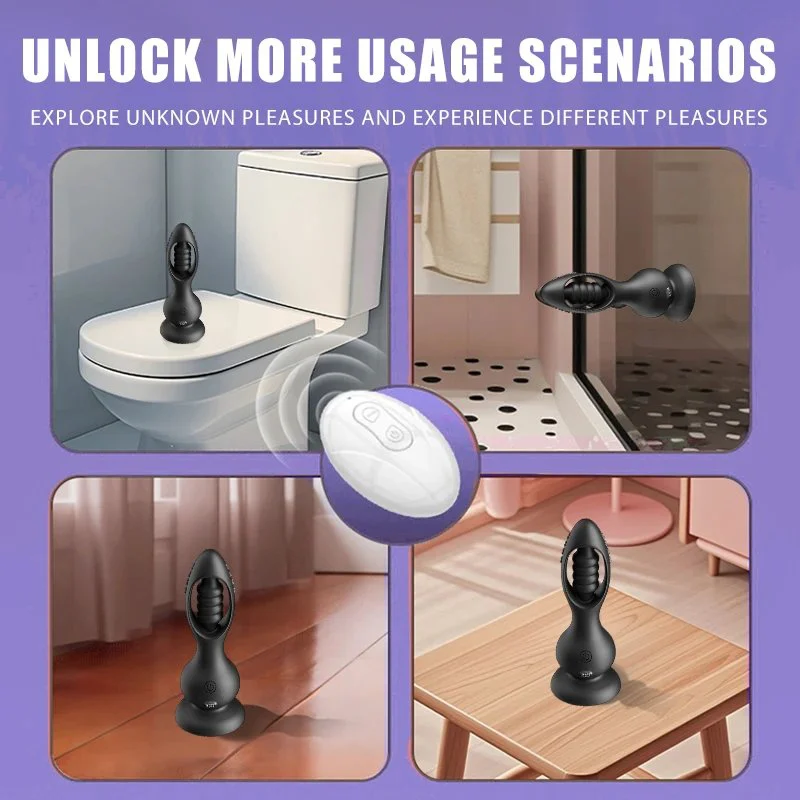 Remote Control LED Display Vibrating Anal Sex Toys G Spot Vibrator Prostate Massager for Male and Female