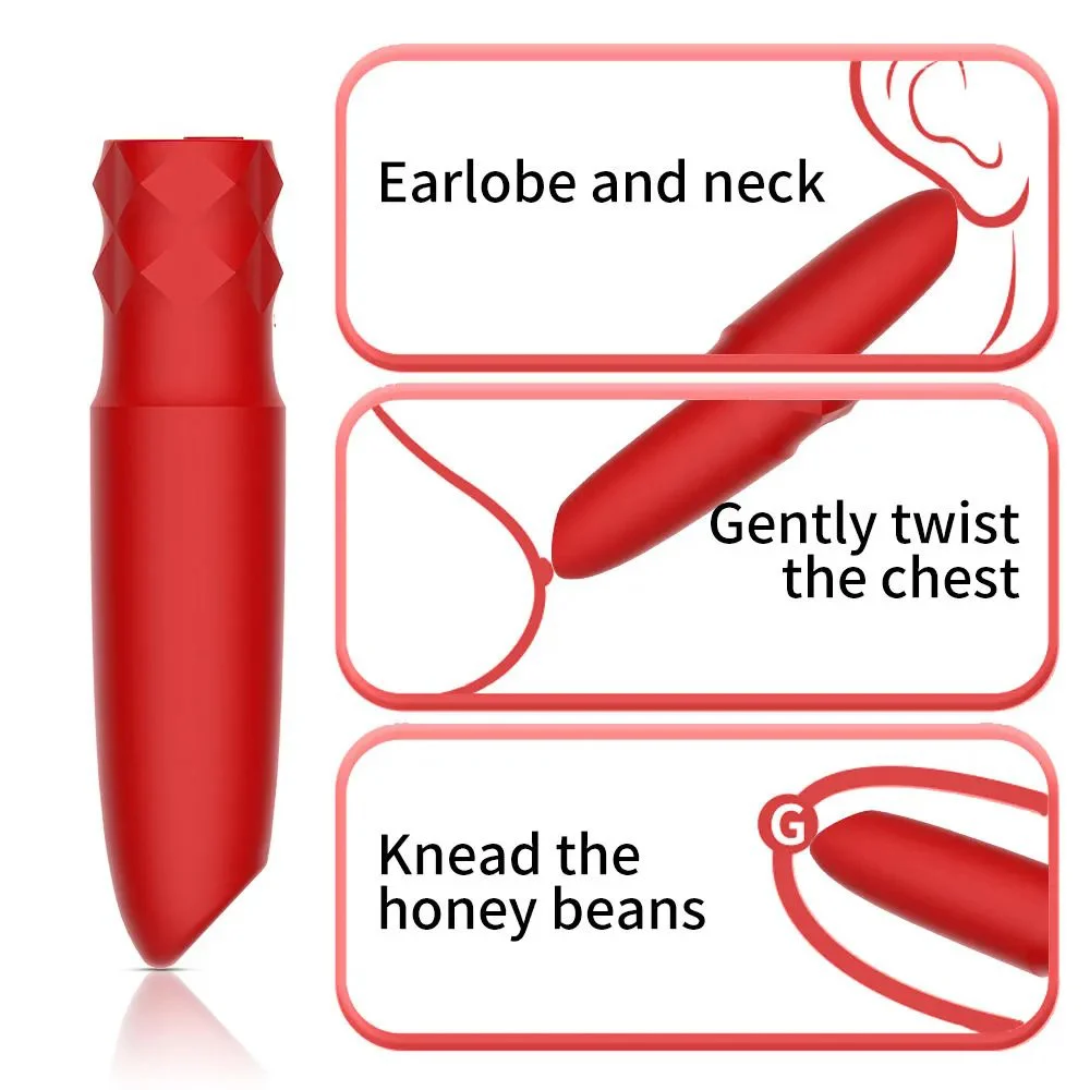 New Mini Bullet Vibrator for Women 10-Speed G-Spot Stimulator USB-Powered Vaginal Vibrators Pleasure Sex Toy