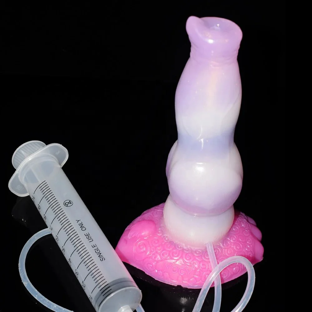 21.5cm Huge Dildo Realistic Spray Strap on Silicone Squirting Penis for Adults Game Toy