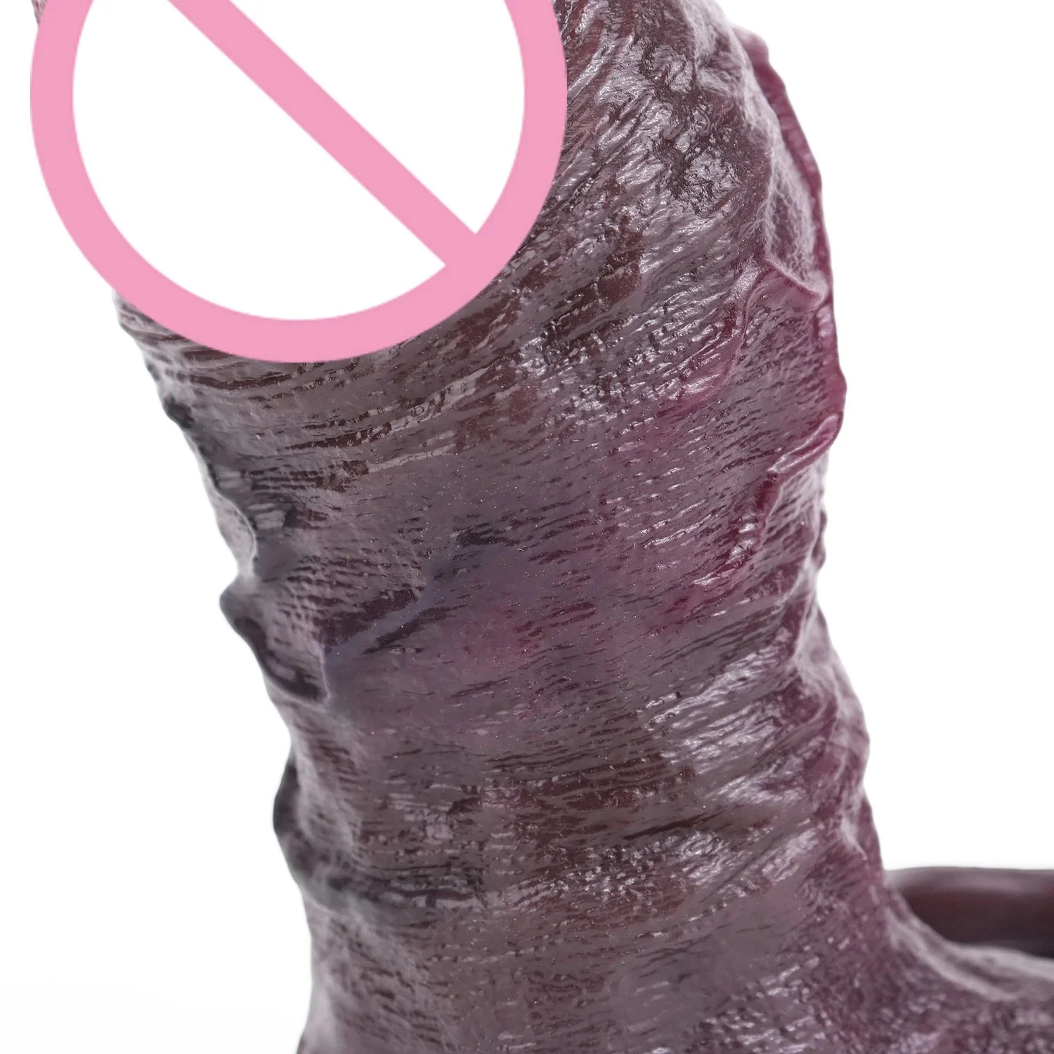 Realistic Soft Silicone Cock Sheath with Cock Ring,Girth Enhancer for Couples,6.53''Girth Thick Realistic Penis Sleeve