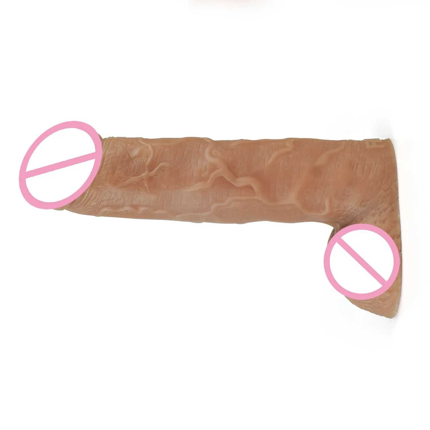 Realistic Soft Silicone Hollow Increase Simulation Penis Soft Penis Sleeves With Belt Strap-On Sex Toys for Man Women